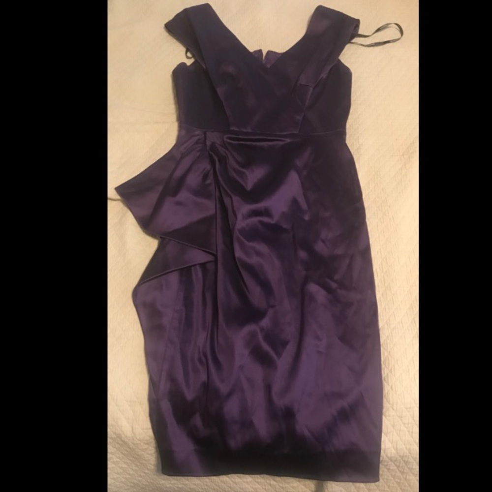 Purple cocktail dress